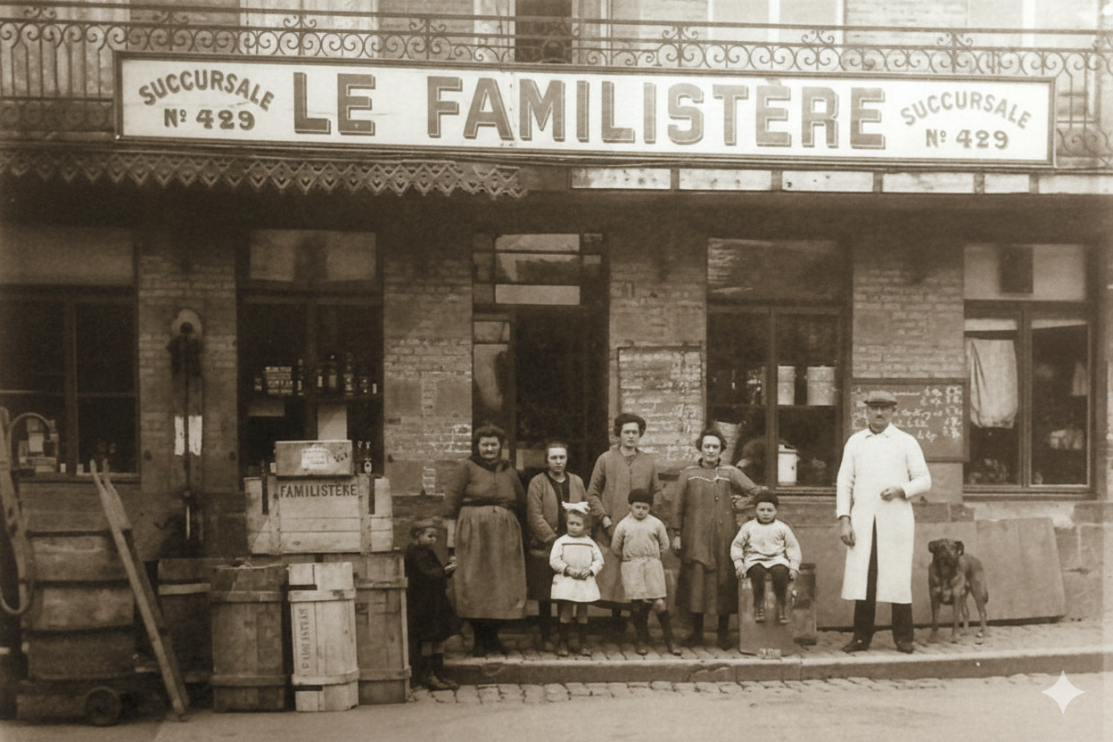 Berlaimont . Le commerce était situé sur la Grand Place, cette photo prise dans les années 1920/1930