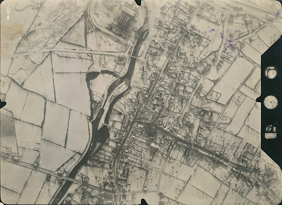 Berlaimont, photo aérienne du 18 janvier 1940