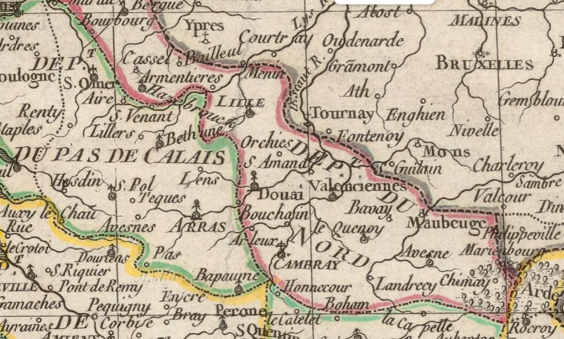 1790, naissance du département du Nord